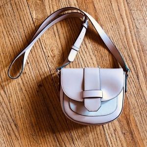 Contrast Piping Crossbody Bag